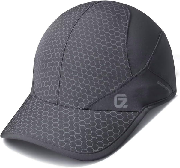Stretch Running Hat with Soft Brim, Quick Dry, Unstructured, Unisex-Adult