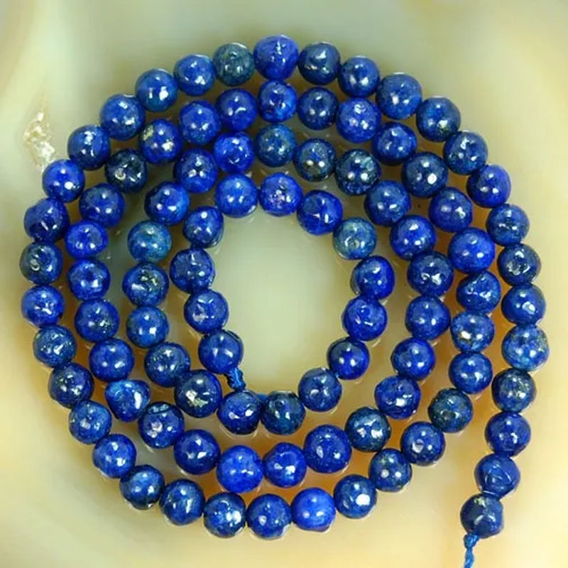 1pcs Natural Lapis Lazuli 4mm 6mm 8mm 10mm 12mm 14mm Round Beads 15.5inches/strand Pick Size For Jewelry Making