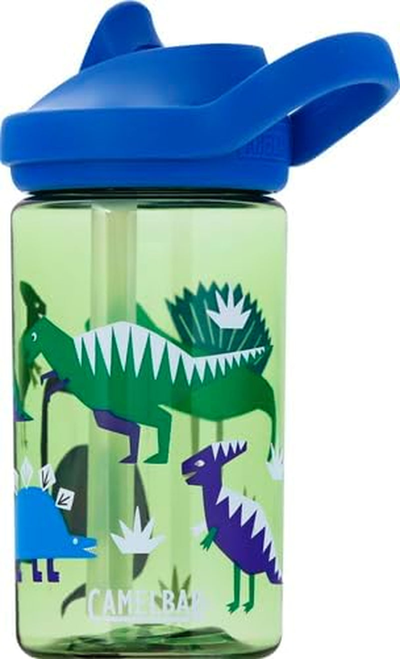 Eddy+ Kids Bpa-Free Water Bottle with Straw, 14Oz, Green, Model Number: 2282301040