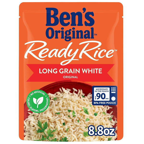 Ready Rice Long Grain White Rice, 8.8 Oz Pouch