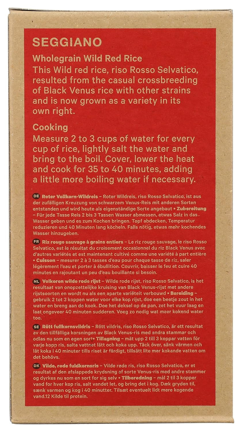 Organic Wild Red Rice, 17.6 OZ