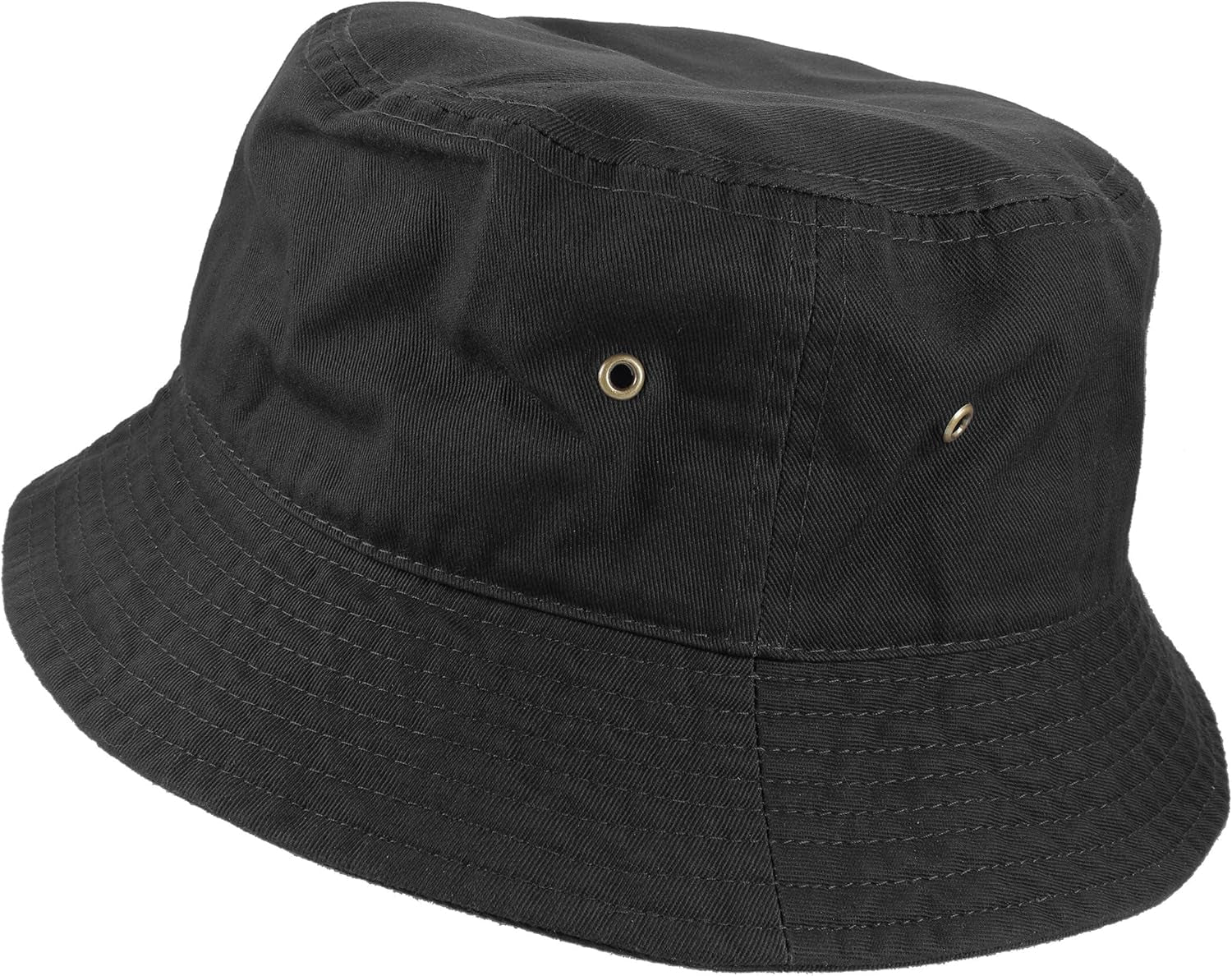 Solid Color 100% Cotton Bucket Hat for Women and Men Packable Travel Summer Beach Hat