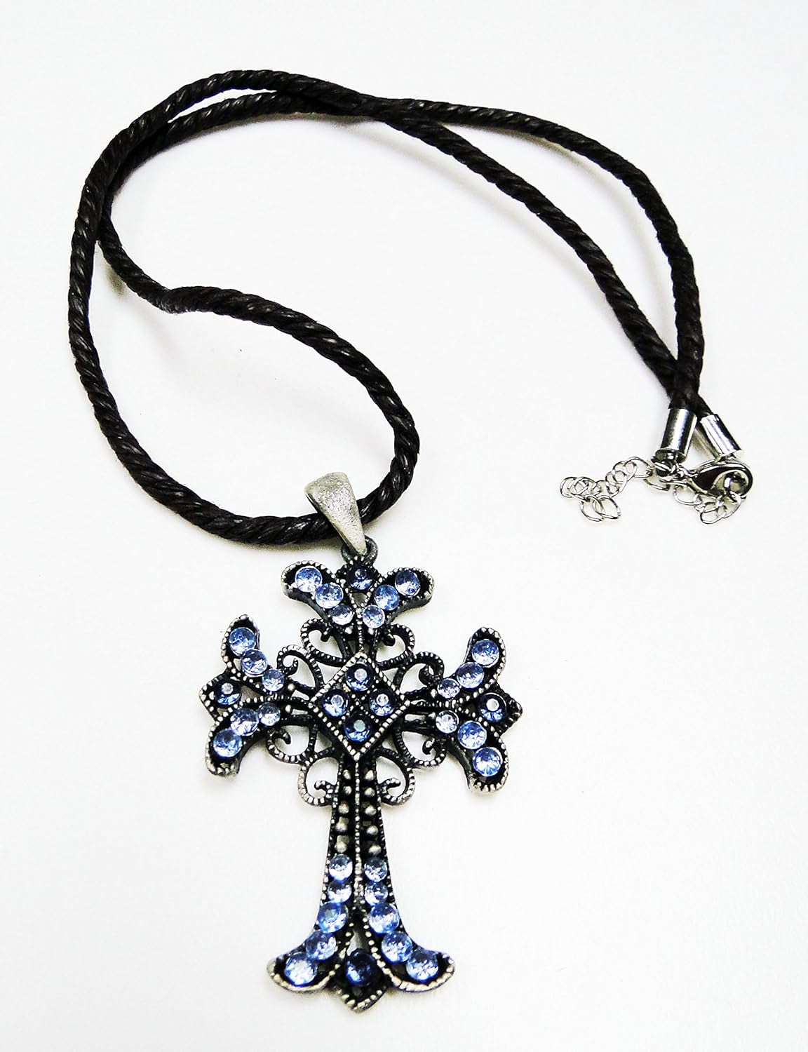 Stainless Steel Fashion Cross Pendant Necklace