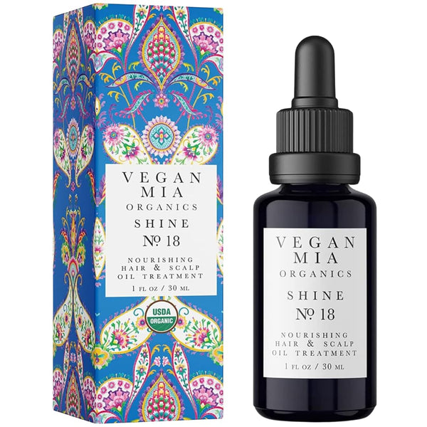 USDA Organic Rosemary Oil for Hair Growth with Castor Oil & More - Scalp Oil Treatment & Intense Nourishment to Get Healthier, Thicker & Shiny Hair Naturally, 1 Fl Oz Bottle