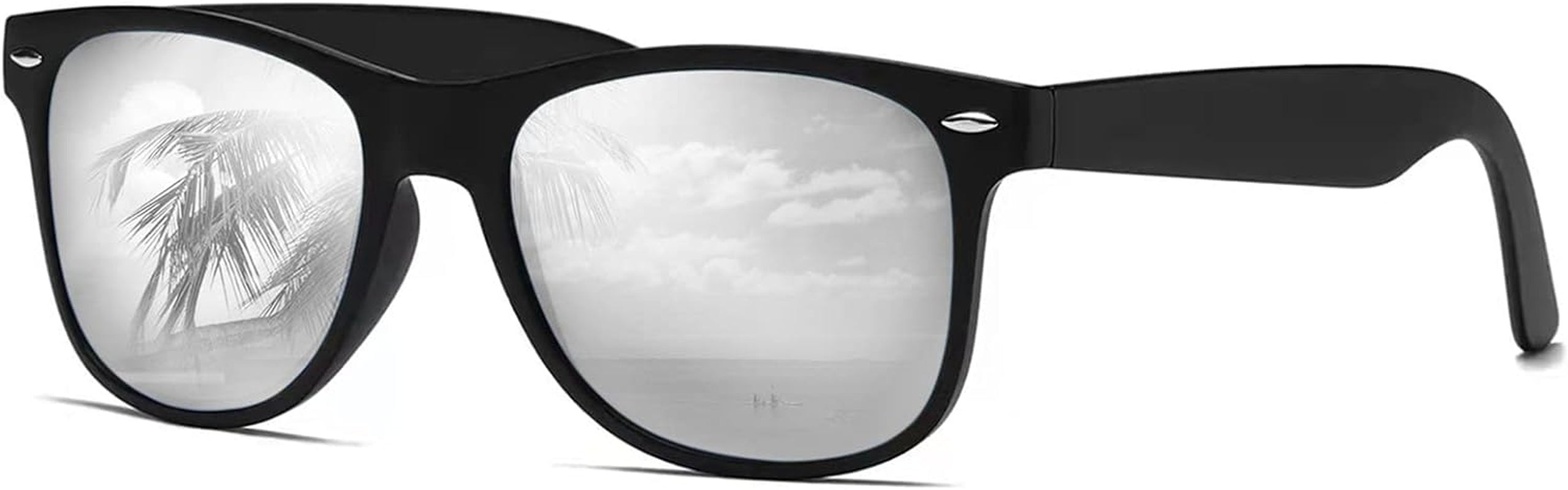 Sunglasses Men Polarized Sunglasses for Womens Trendy Retro Mirror Lens for Driving Fishing UV400 Protection