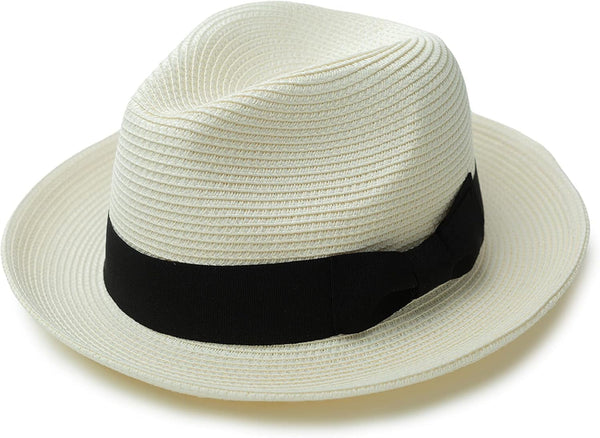 Men'S Straw Fedora Sun Hats
