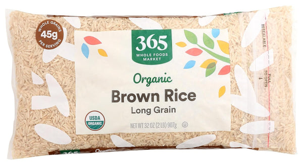 , Organic Long Grain Brown Rice, 32 Ounce
