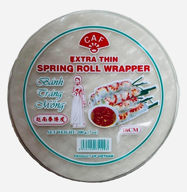 Premium Spring Roll Wrapper, Fresh Rice Paper, Spring Roll Wrappers (16Cm)