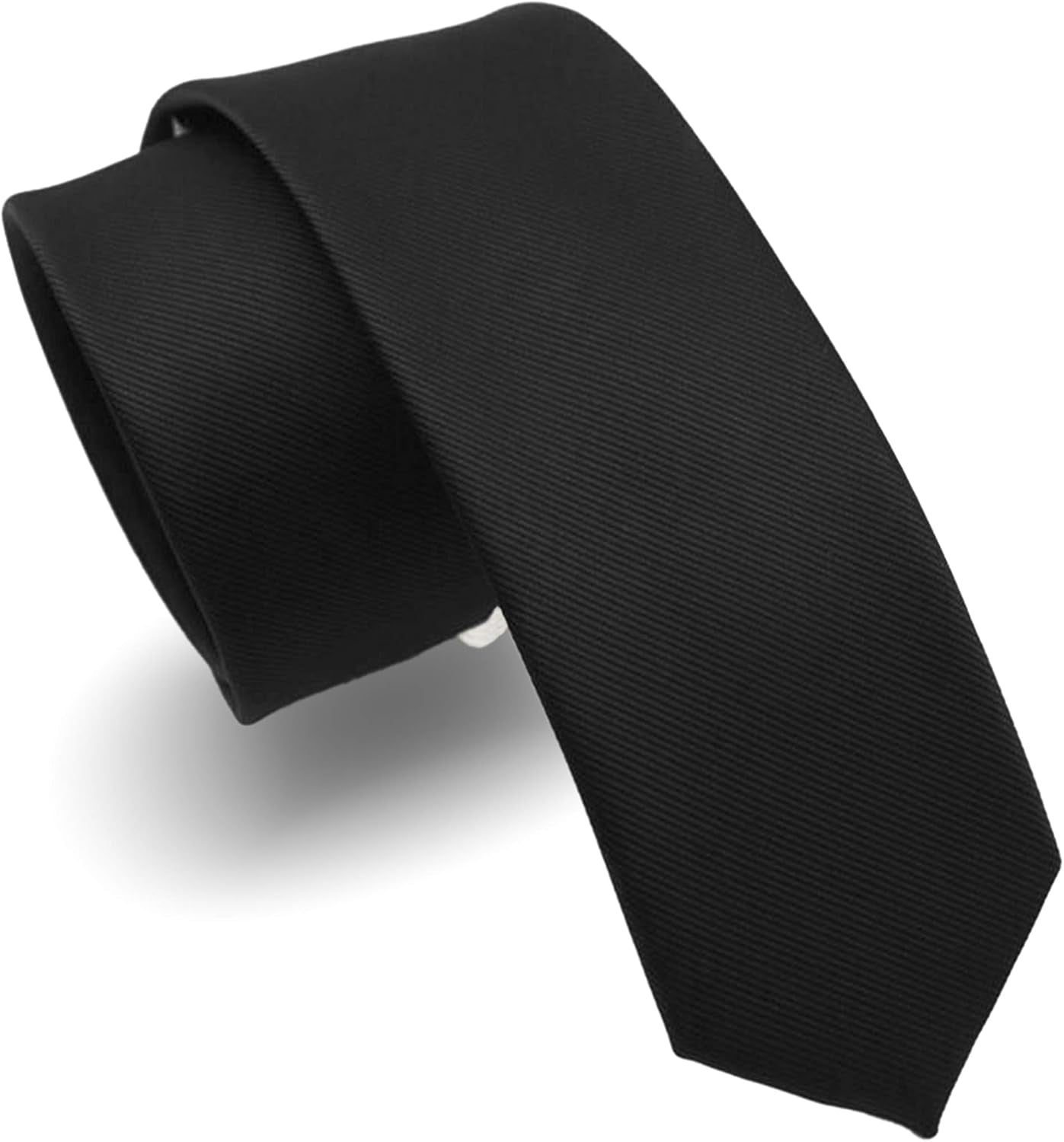 2.4" Solid Color Skinny Tie for Men Slim Necktie(6Cm)