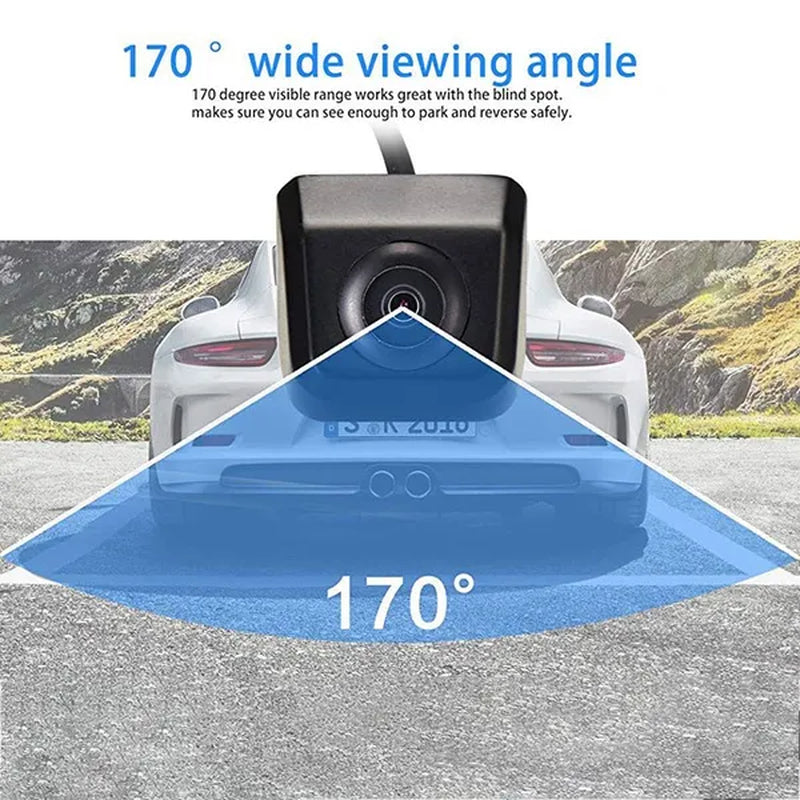 HD Car Rearview Camera Night Vision Rear Camera IP68 Waterproof Car Camera 170 Degree Wide Angle Car Reverse Parking Camera