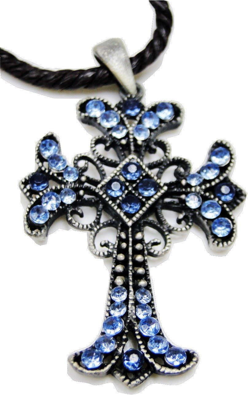 Stainless Steel Fashion Cross Pendant Necklace