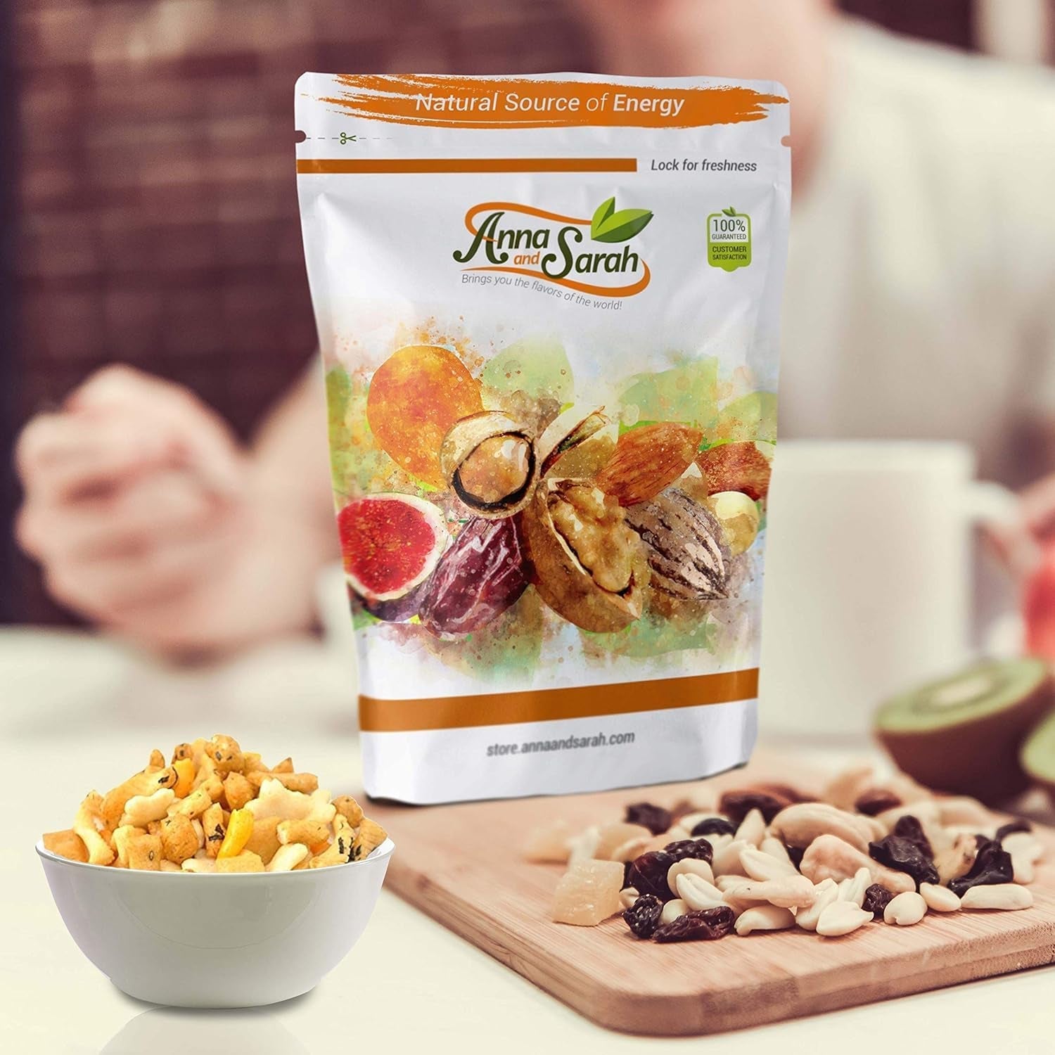 Oriental Rice Crackers in Resealable Bag, 1 Lb