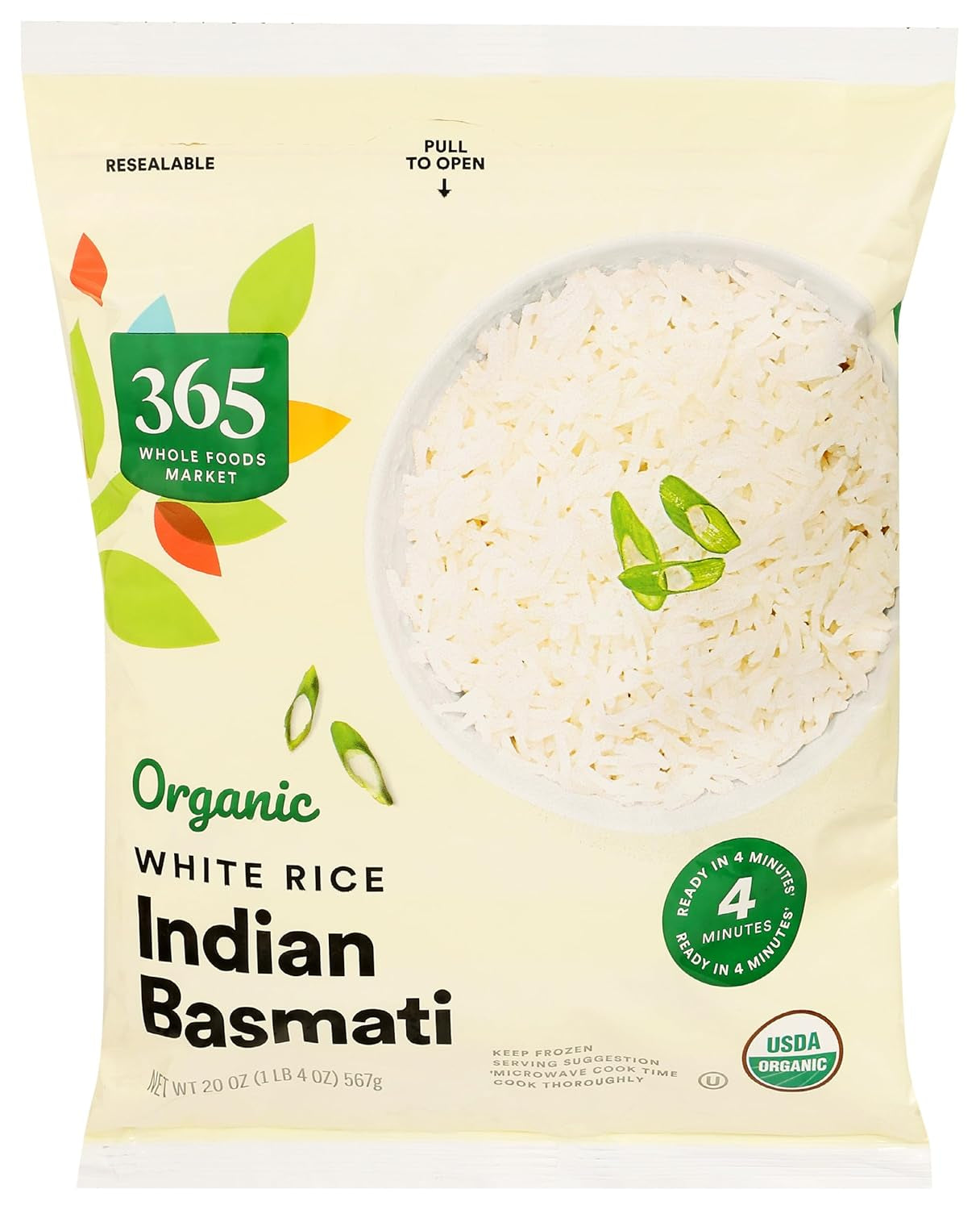 , Rice Basmati Organic, 20 Ounce