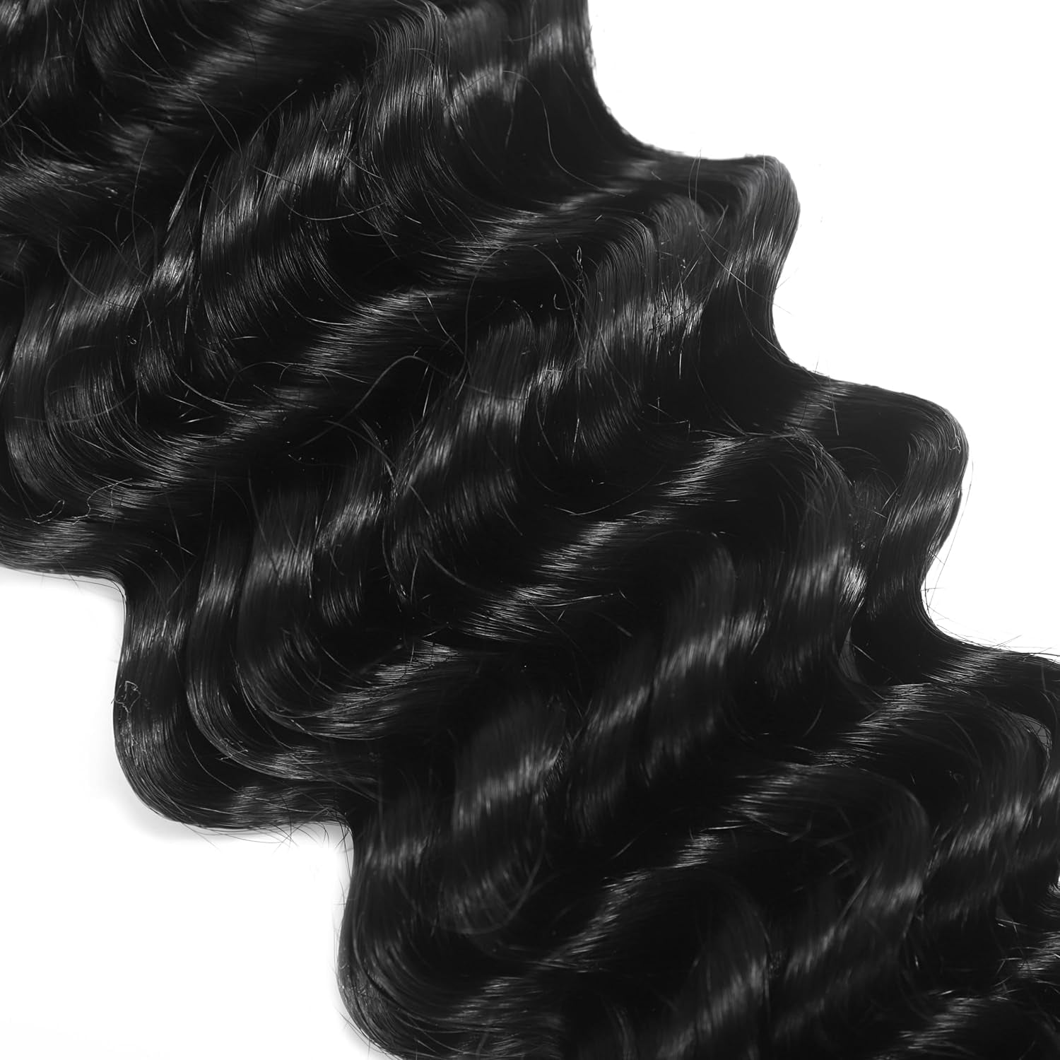 Human Hair Bulk for Braiding No Weft 100% Unprocessed Brazilian Virgin Weave Braid Deep Wave Curly Human Hair Extensions Two Bundles Micro Braiding Human Hair 100G No Weft 20 Inch