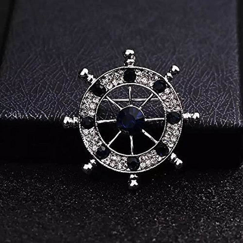 Wild Anchor Brooch Diamond Suit Collar Flower Brooch Accessories Male Navy Wind