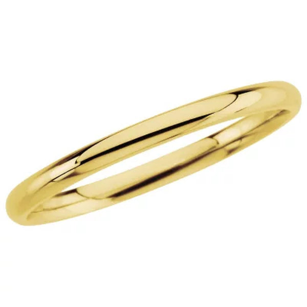 14K Yellow Gold Comfort-Fit Band - 2Mm