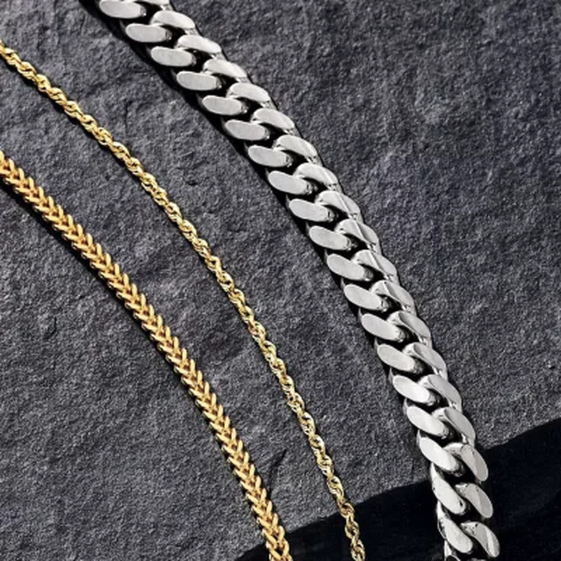 14K Yellow Gold 2.40-2.50MM Solid Rope Chain