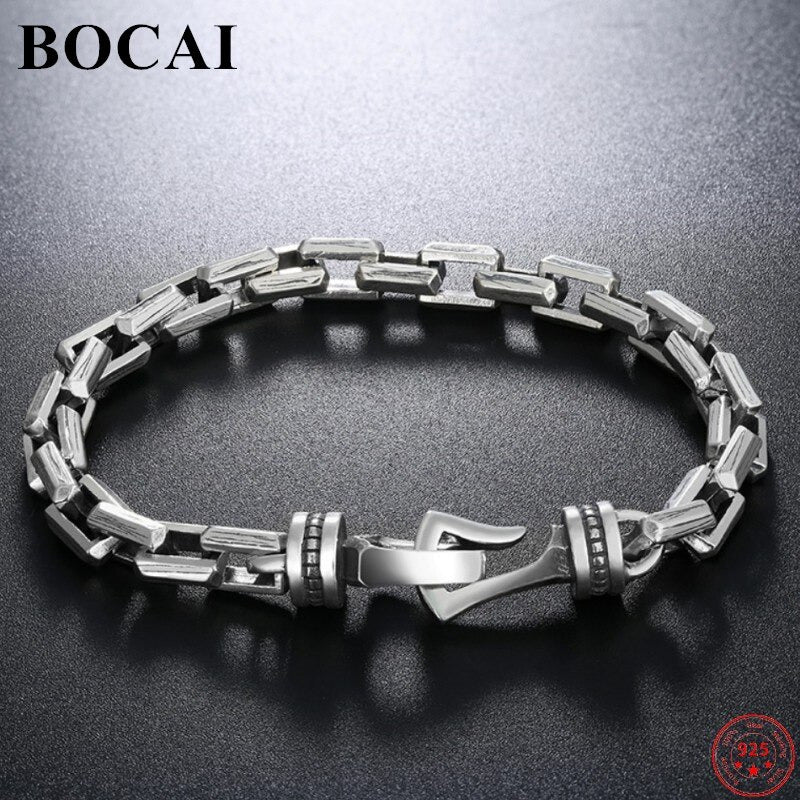 100% S925 Sterling Silver Bracelets 2023 New Fashion Gyroscope Buckle Hand