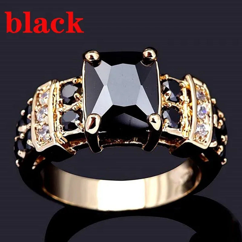 Women'S Men Brown Sapphire 18K Yellow Gold Plated Ring Jewelry Size 6-10 (Choice