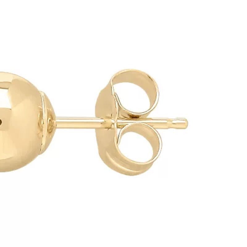 14K Yellow Gold 4-6 Mm Ball Stud Set