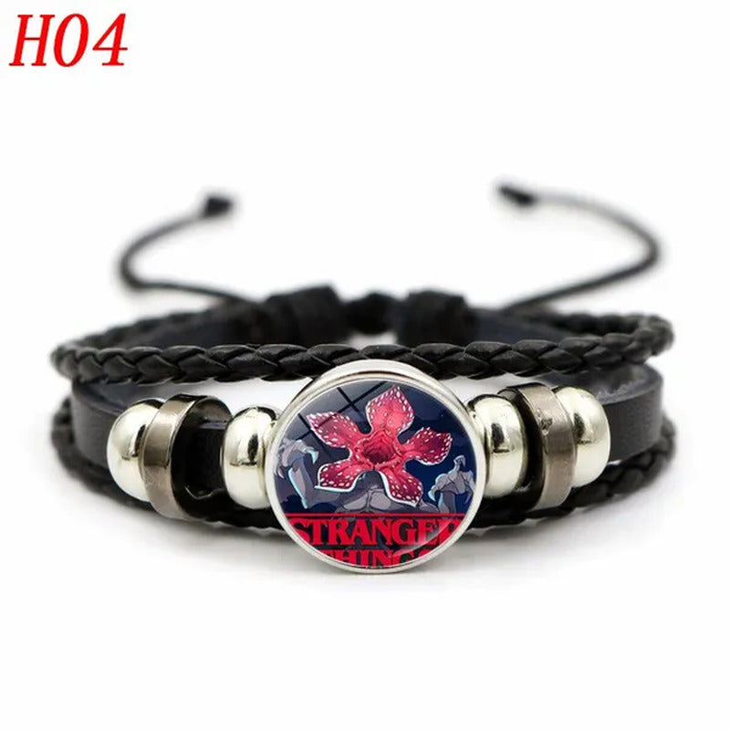 12 Styles Stranger Things 4 Hellfire Club Time Gem Bracelets & Bangles for Unise