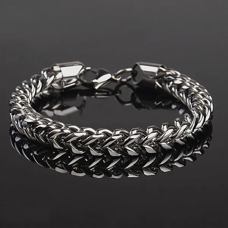 2018 Fashion Titanium Stainless Steel Bracelet for Men/Women (Size:6/12Mm) Free