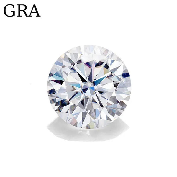 HOLYCOME 100% Genuine Loose Gemstones Moissanite Stones GRA 3Ct DEFIJ Color VVS1