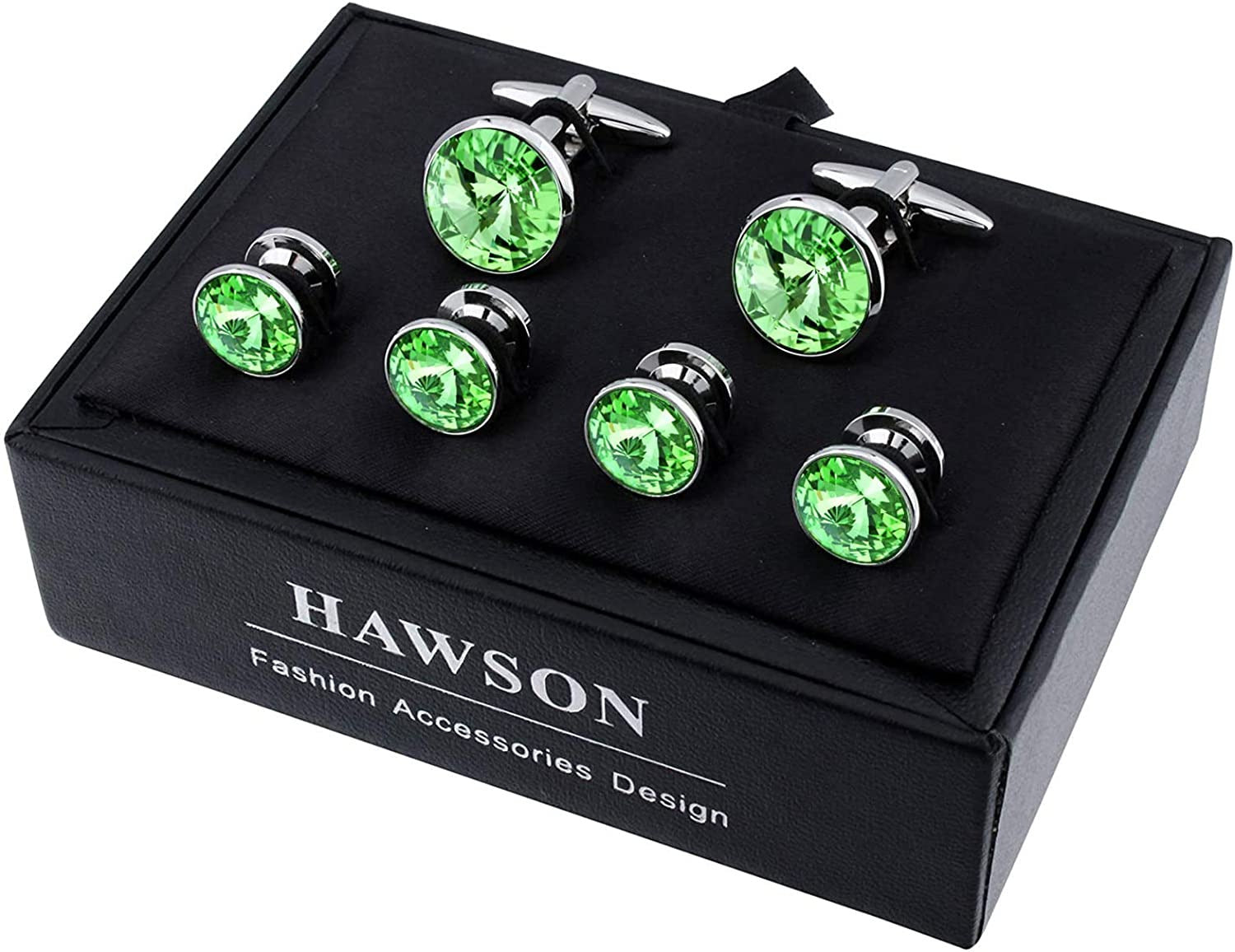 Cufflinks for Men with 4/6 Pcs Shirt Studs Set, Gift Box Packed, Mens Jewelry or