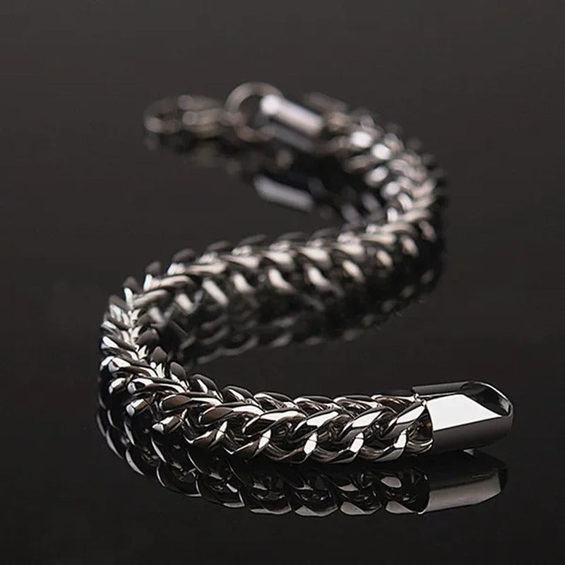 2018 Fashion Titanium Stainless Steel Bracelet for Men/Women (Size:6/12Mm) Free