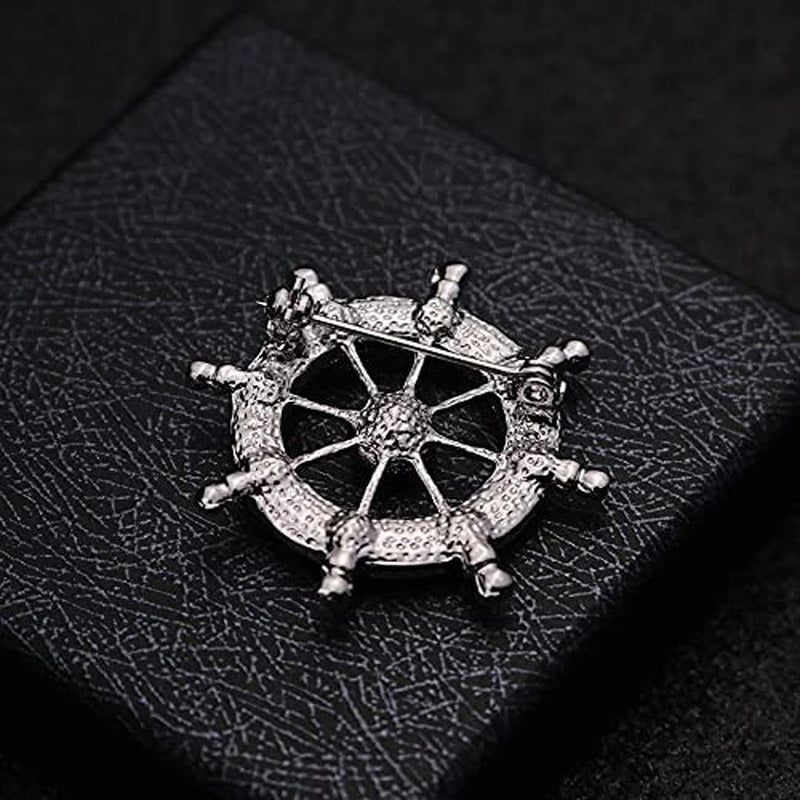 Wild Anchor Brooch Diamond Suit Collar Flower Brooch Accessories Male Navy Wind