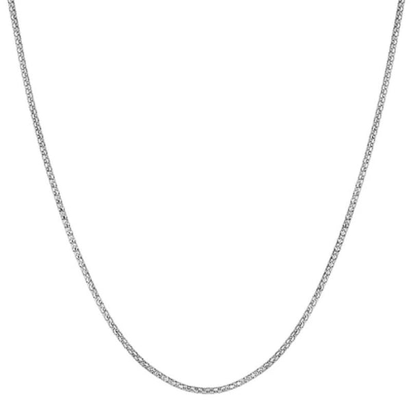 Adjustable Popcorn Chain Necklace, 1.1Mm in 14K Gold