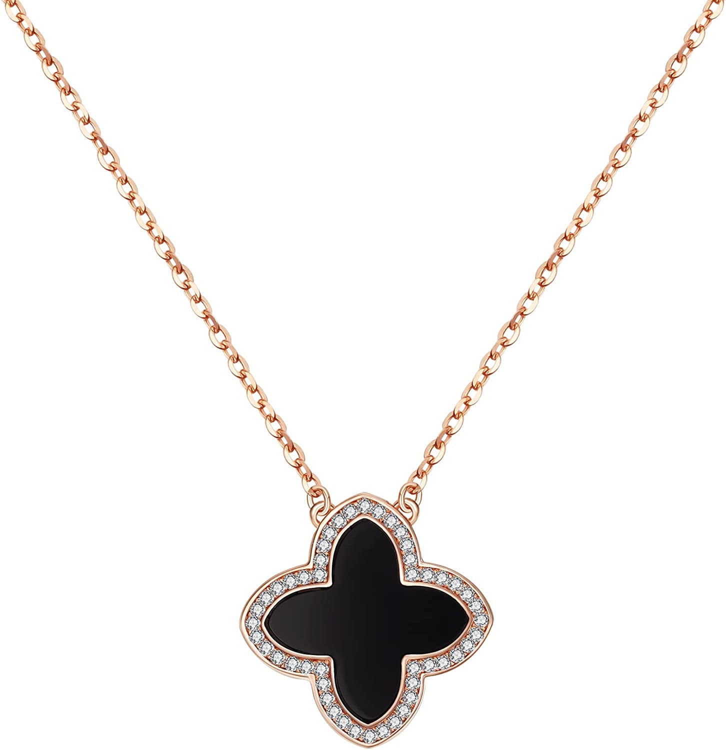 4 Leaf Clover Necklaces for Women, Lucky Clover Pendant Necklaces for Women Girl